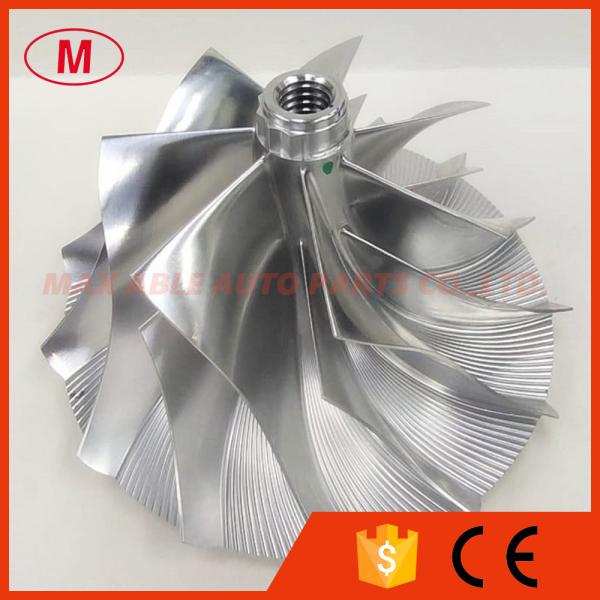 GT55 94.00/133.84mm 7+7 blades Dodecagon Nut design high performance turbo milling/aluminum 2618/billet compressor wheel