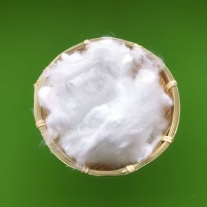 Recycled Hcs Staple Fiber Polyester Recycled Microfiber Fabric Solid Regenerated