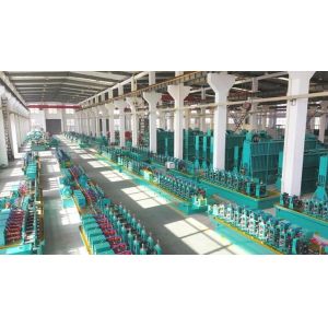 24 Head Tube Mill Line , Stainless Steel Square Pipe Polishing Machine