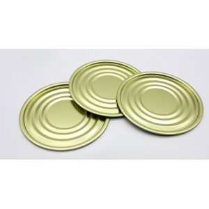 China 307# 83mm  tin bottom normal open end with dimple for food can tinplate can bottom lid cover on sale