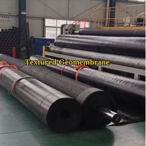 1m-8m Width Textured Geomembrane for Landfill Slope Waterproofing