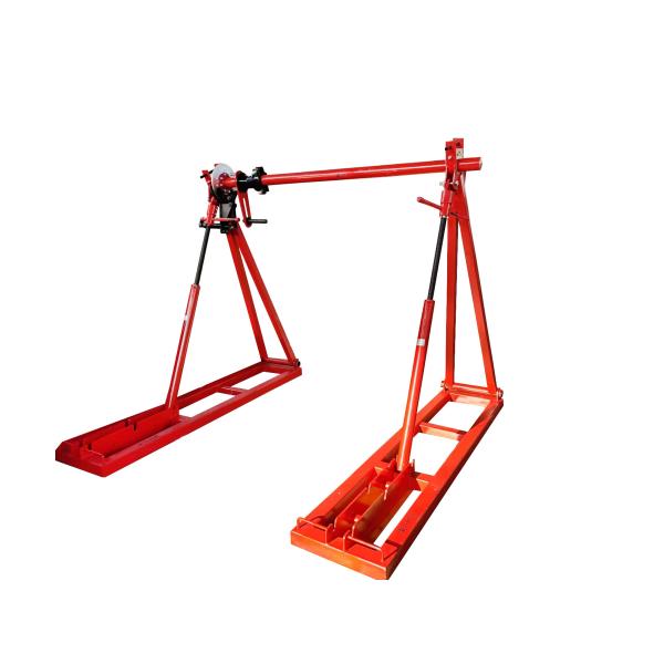 Buy 650mm-1250mm Cable Drum Lifting Hydraulic Jack Mechanical 30KN 50KN at wholesale prices