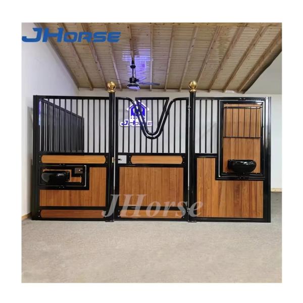 Buy 4.2m European Horse Stalls Powder Coated Or Galvanized Weatherproof Customizable at wholesale prices