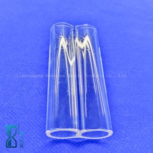 High Precision Customized Transparent Quartz Double Layer Pipe Quartz Glass Tube