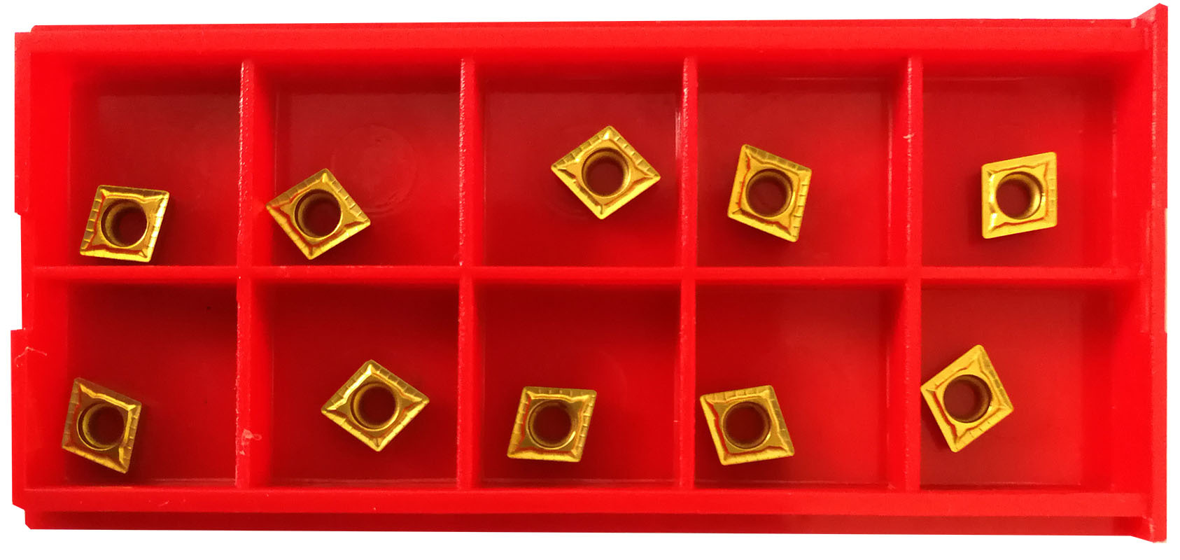 Square Carbide Boring Inserts CVD Coating Inner Hole CCMT060204-GM