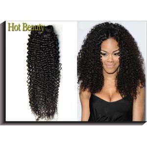 Hot Beauty Brazilian Vrigin Human Hair Extensions Deep Wave , Natural Black