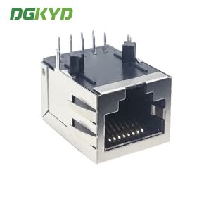 DGKYD111B084HWA1D Single Port RJ45 Connector Crystal Head Lampless