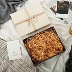 Simple Gift Packaging Box Empty Box Universal Photo Frame Scarf Top And Bottom