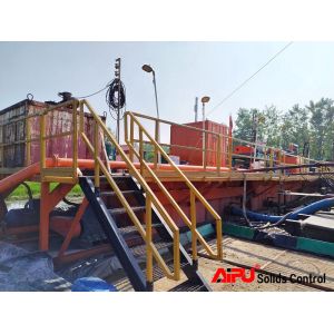 Horizontal Directional Drilling Solids Control System Skid Mounted For