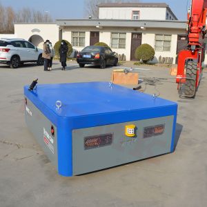 Automatic charging Mold Transfer Car , 3T Hydraulic Lifting Transfer Cart