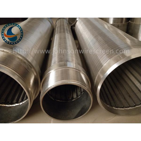 Buy Full Welded Johnson Wedge Wire Screens Large Open Area Simple Structure at wholesale prices