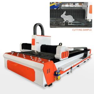 Water Cooling 3kw Raycus Fiber Laser Cutting Machine For Metal