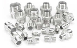 Buy NPT Threaded Stainless Steel Pipe Tee Cf8 / Cf8m Gravity Casting at wholesale prices