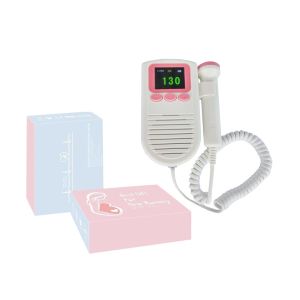 Hand-held Color LCD Display High Resolution Fetal doppler with CE Certificate
