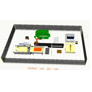 Automatic Bending And Handing Robot Industrial Robot Cell KR210