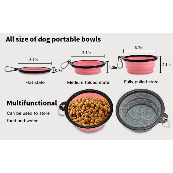collapsible dog bowls