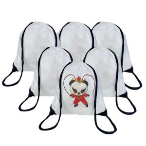 Sublimation Non woven Drawstring Bag Custom Drawstring Backpacks