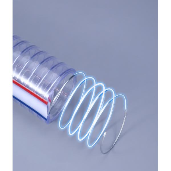 UMETASS PVC 1/2" Flexible Transparent Spring Hose For Garden Flexible and Transparent