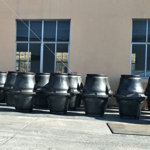 Cone Shaped 600mm Rubber Fenders Bumper System For Marine And Infrastructure