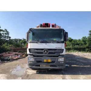 Used 2019 Shacman 56m Concrete Pump Truck With Boom SYM5449THBE 560C-8A
