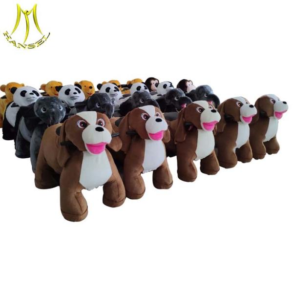 Buy Hansel shopping mall plush motorized animals indoor moving electric mountable at wholesale prices
