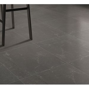 Black Deep Marble Modern Porcelain Tile 600X600 MM Wear Resisting