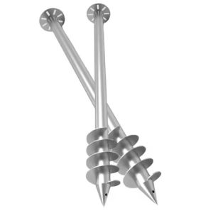 Q235B Galvanized Ground Screw Screw Helical Pile for Solar Energy System Roadway