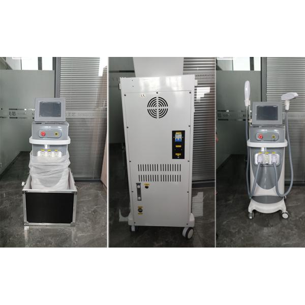 Skin Treatment Laser Machine 3 In 1 IPL RF Nd Yag Laser Hair Removal Machine For Clinic