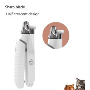 Stainless Steel Rechargeable Stocked Electric Dog Nail Clippers