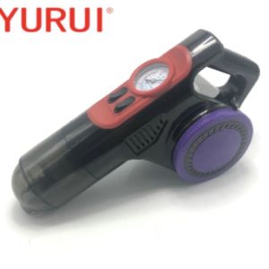 Dc12v 2-in-1 Plastic Car Tire Inflator and Portable Car Vacuum Cleaner With