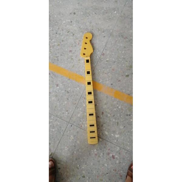 Custom Grand 22 Fret Roasted Maple Electric Guitar Neck for Handmade Tele Guitar Kits Gloss Finished with Bone Nut