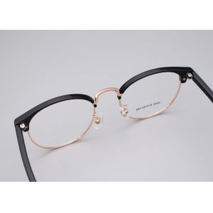 Adjustable Fashion Business Metal Browline Optical Frames 3546
