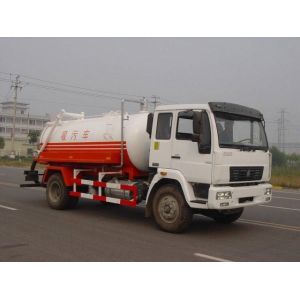 China 4X2 371HP Sewage Suction Truck ZF8098 / 10M3 Sewage Pumping Trucks on sale