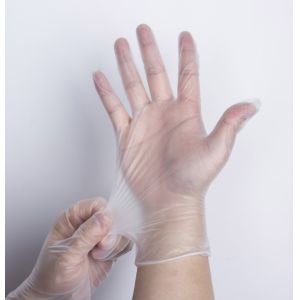 EN455 12 Inch Pvc Medical Vinyl Examination Gloves Powder Free