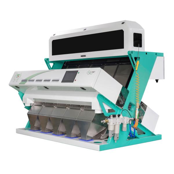 Buy 5 Chutes CCD Color Sorter Machine For Grain Rice Wheat Corn Peanut Bean Seeds Sorting at wholesale prices