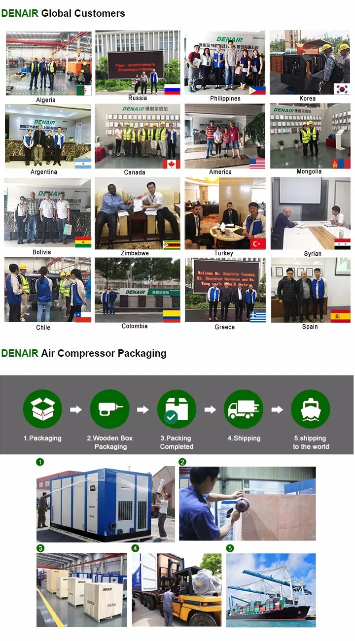 Environmental Direct Drive Mute Oil Free Screw Air Compressor