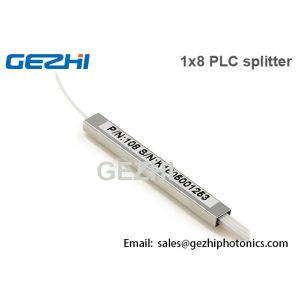 1*8 Optical Fiber PLC splitter Blockness type Planar Light Circuit splitters