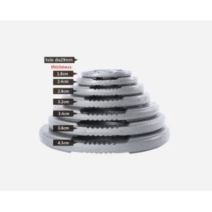 Easy handling wholesale high standard weight plate with three handle