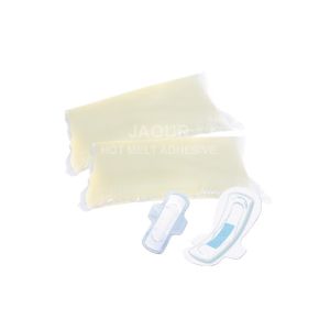 China Sanitary Napkin Positioning Hot Melt PSA Adhesive Pillow Shape on sale