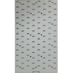 1L Aluminum PCB Board 1.5mm White Soldermask For LED Lighting