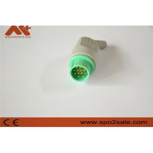 13 Pin ECG Connector for Mennen Monitor Medical Accessory with Green Color