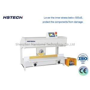 Quality Touch Screen V-cut PCB Separator PCB Depanedling Equipment with Counting Function for sale
