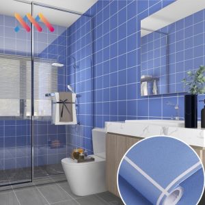 Waterproof Tile Design Wallpaper 3D PVC Mosaic Tile Wallpaper Adhesive Wall