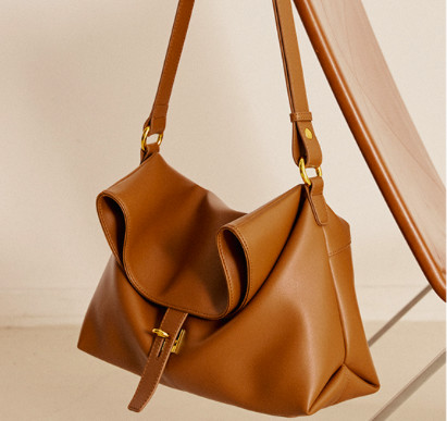 Buy Metal Lock Womens Leather Bag ODM Over Shoulder Satchel Bag at wholesale prices