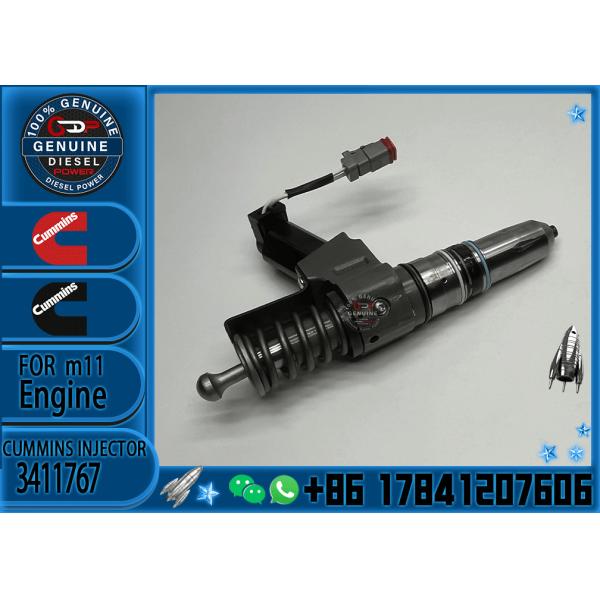 Used Cummins N14 Engine Spare Parts Common Rail Injector 3411764 3411767 Diesel Engine Machinery Repair Shops 6 Months W