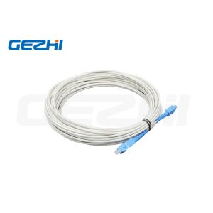 Telecom Communication Armored Fiber Patch Cable With Sc / Upc / Pc Connector