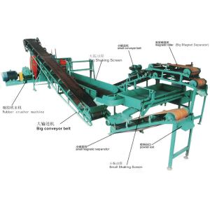 XKP-400 Model Rubber Crushing Machine with 55KW Motor Power and 800mm Roll