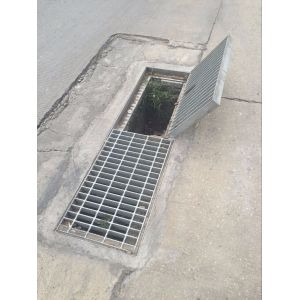 Industrial Steel Grating 25-W-4 Platform