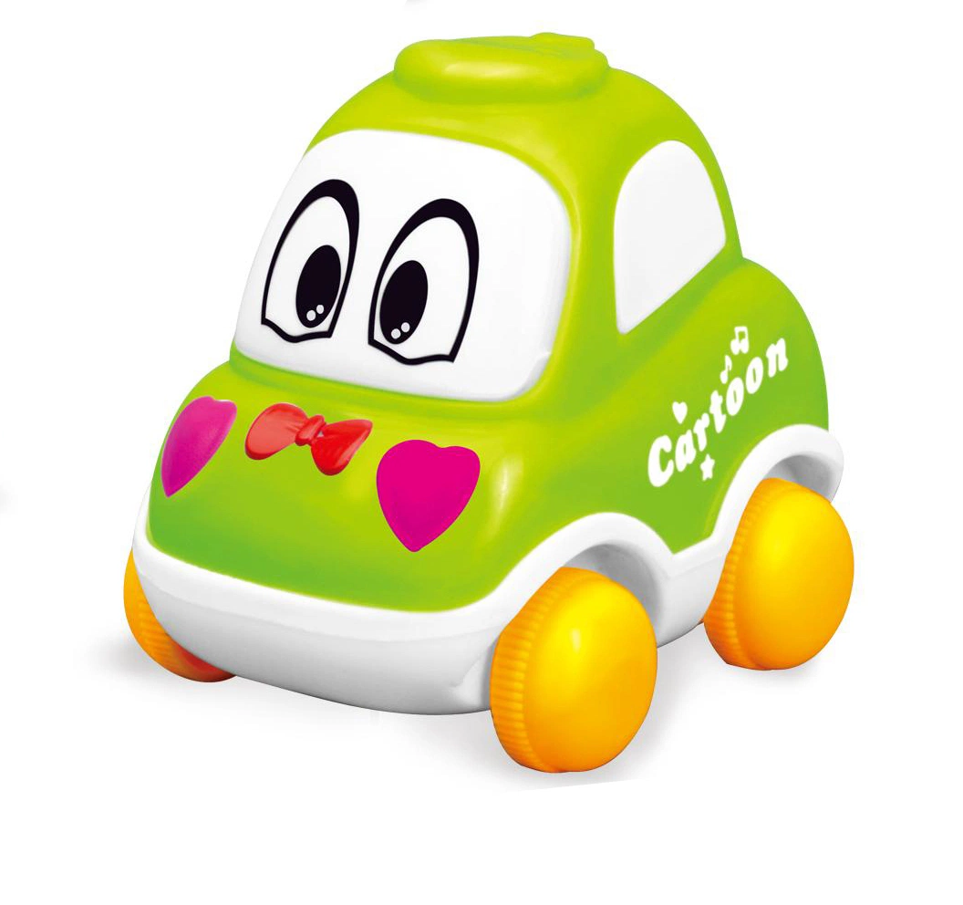 Friction Cartoon Car Toy Four-Wheel Drive Car Children′s Simulation Model Car Fall-Proof Toy