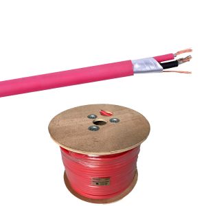 4 x1.5 1.5mm 2cores Shield FPLR Type-Power Limited Fire Alarm Cable with Al/Foil